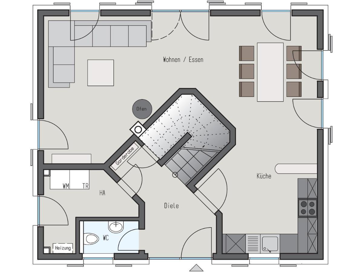 Ferienhaus Schilfrohrsaenger 6 Fuhlendorf  Exteriér fotografie